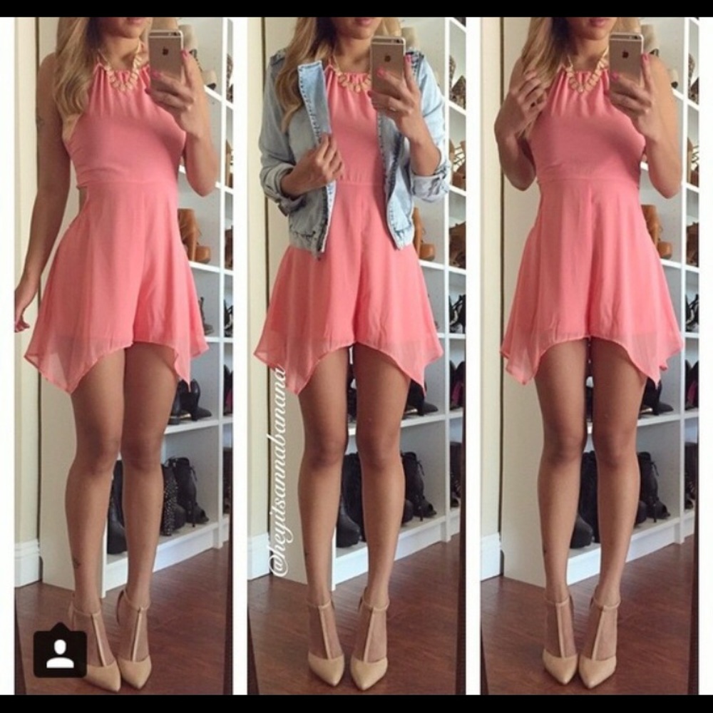 Chiffon skater jumper